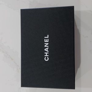 Chanel shoe box.